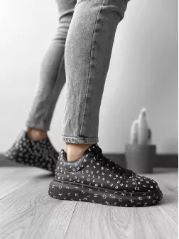 Adidasi barbati negri A998 N2-4 Adidasi barbati negri A998 N2-4